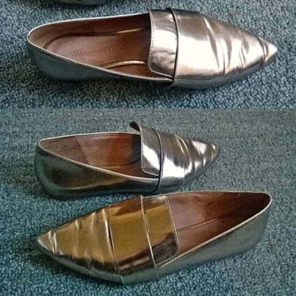 Madewell Gold Patent Leather Flats - Picture 2 of 12